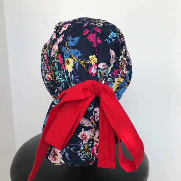 Scrub CAP/HAT *Reversible *Long Ties NWOT - Picture 6 of 16